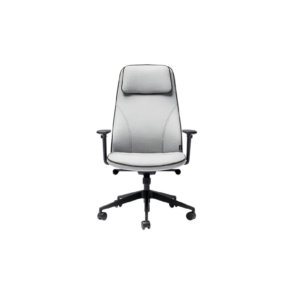**Ergonomische bureaustoel met verstelbare rugleuning en hoofdsteun**